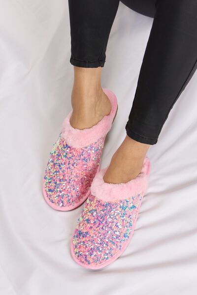 Isn t She Lovely Sequin Slippers Cheeky Chic Boutique