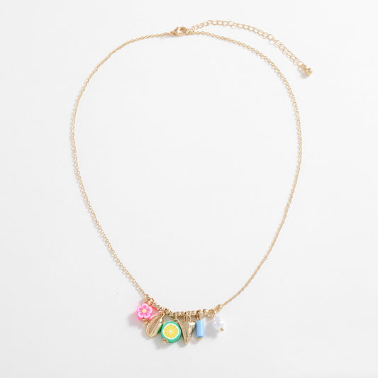 Dazzling Summer Charm Necklace - Cheeky Chic Boutique