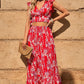 Floridian Crop Top and Maxi Skirt Set - Cheeky Chic Boutique
