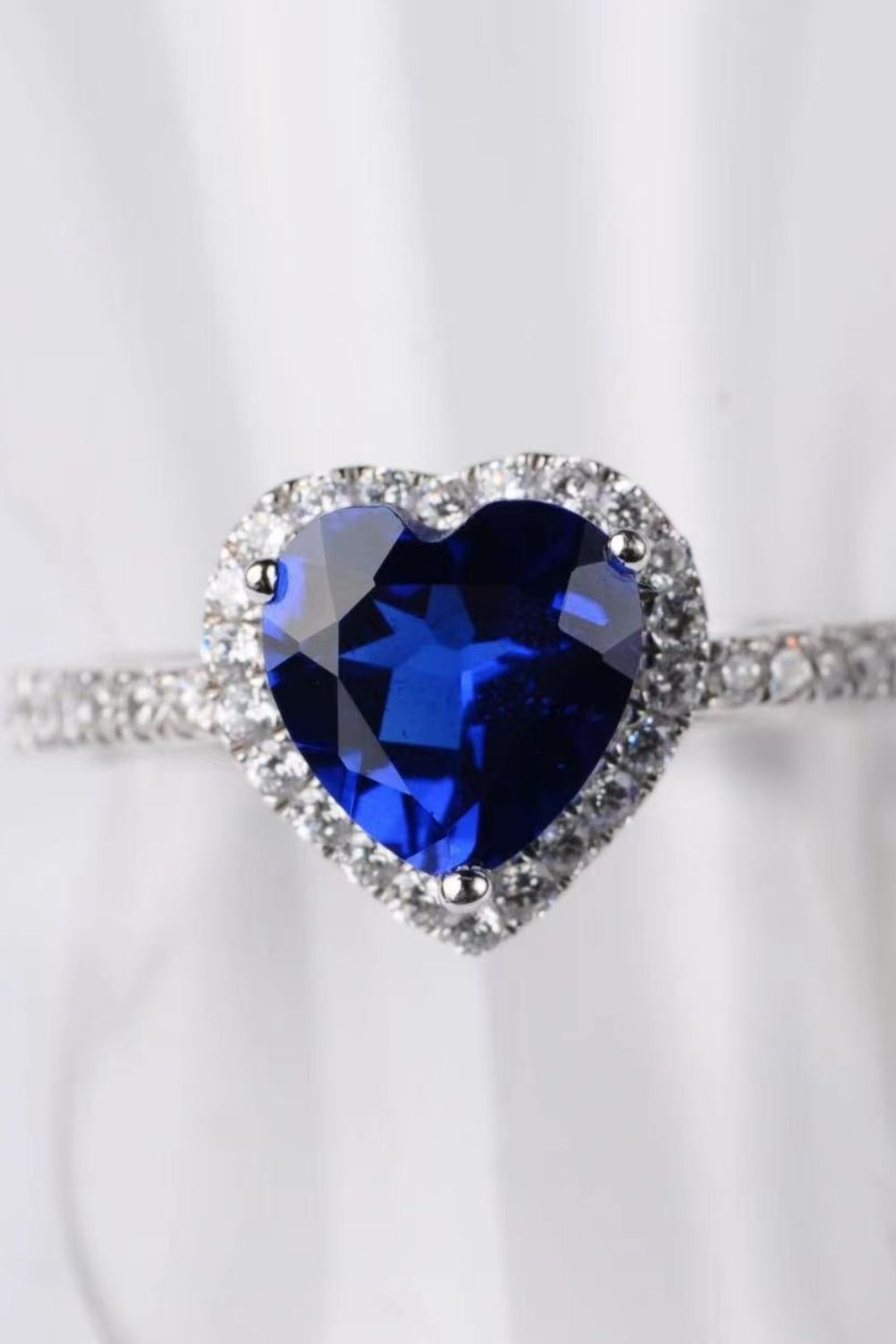 Heart of the Ocean Moissanite Ring - Cheeky Chic Boutique
