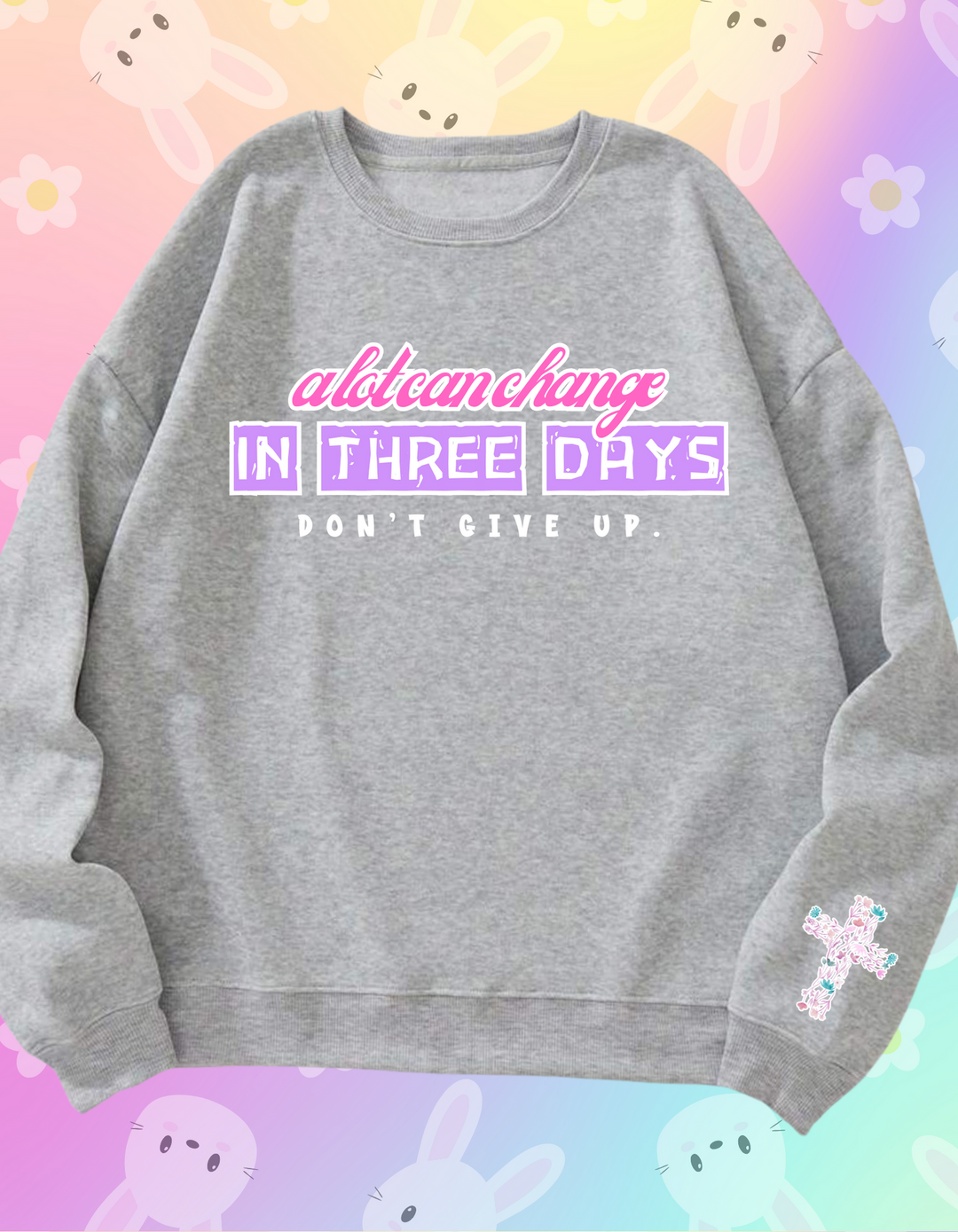 Three Days Graphic Sweatshirt - MARCH ONLY - Cheeky Chic Boutique