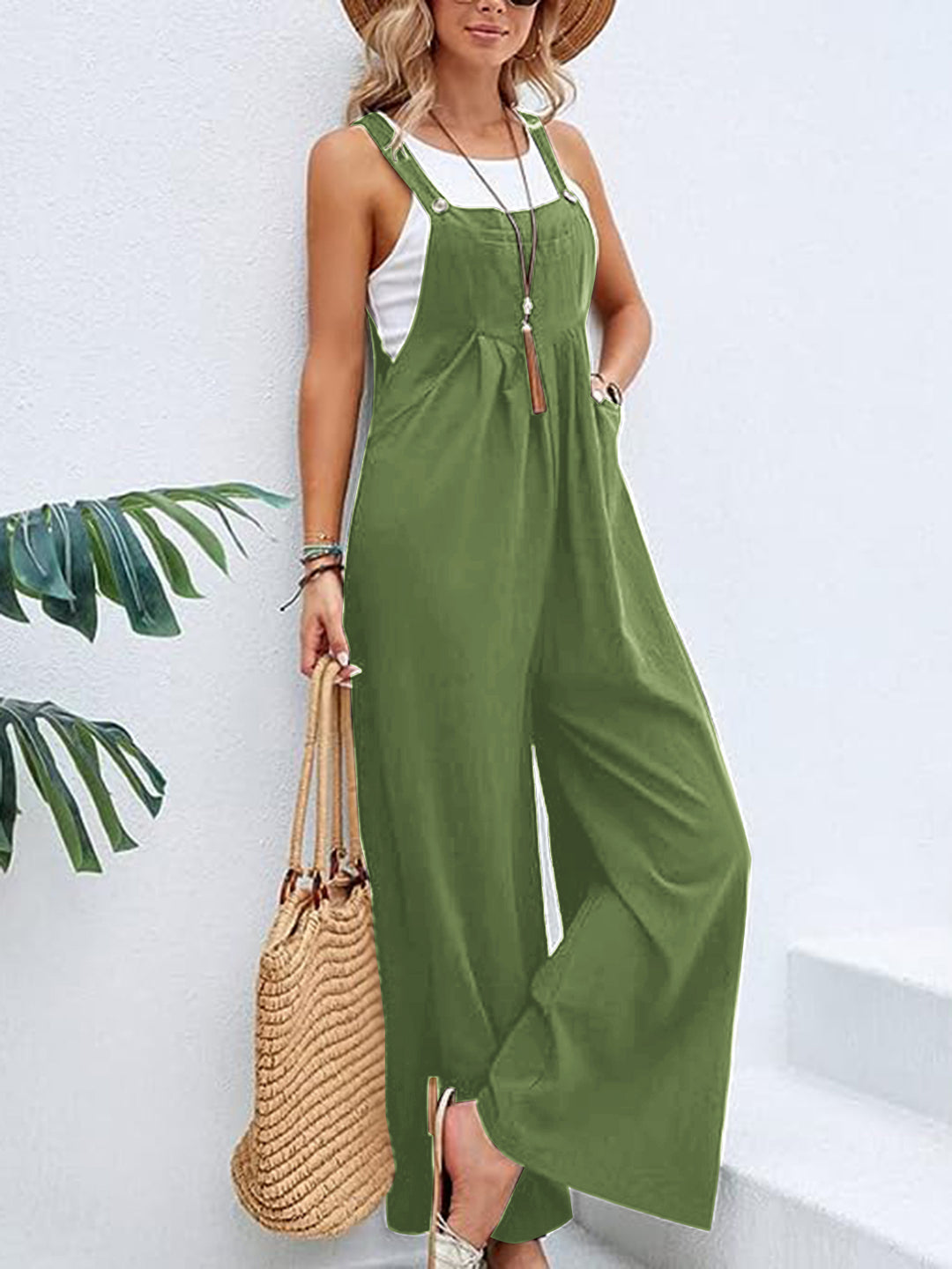 Don't Go Yet Jumpsuit - Cheeky Chic Boutique