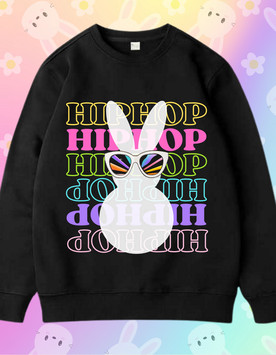 Hip Hop Graphic Sweatshirt - MARCH ONLY - Cheeky Chic Boutique