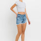 Crossover Denim Shorts - Cheeky Chic Boutique