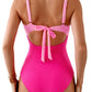 Perfectly Pink One Piece Swimwear - Cheeky Chic Boutique