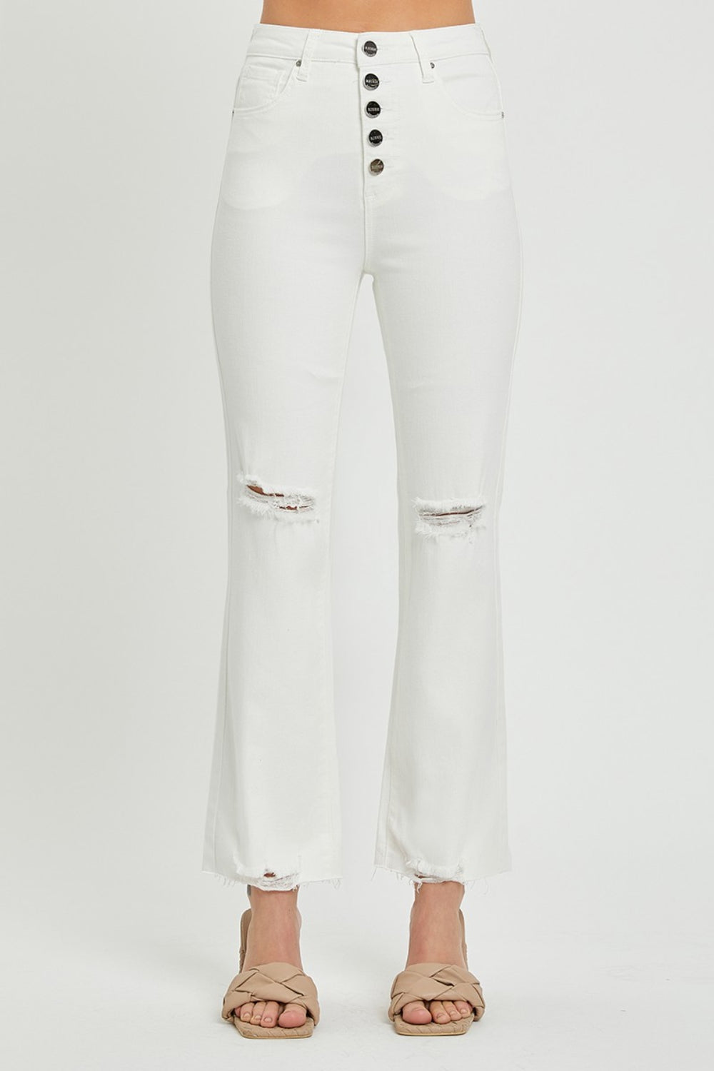 Hamptons Home White Ankle Jeans - Cheeky Chic Boutique