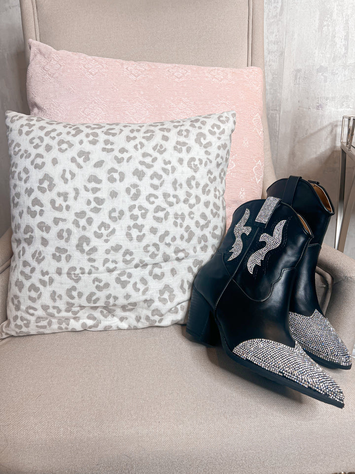 Captivating Rhinestone Western Booties - Cheeky Chic Boutique