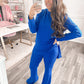 Classic Coziness Ribbed Top and Pants Lounge Set - Cheeky Chic Boutique