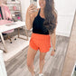 Stay Active Coral Shorts - Cheeky Chic Boutique