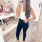 Maybe Navy Judy Blue Skinny Jeans - Cheeky Chic Boutique