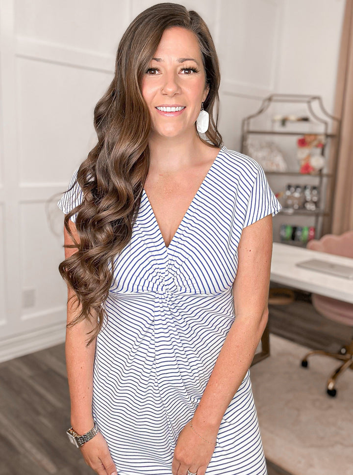 Feeling Hamptons Striped Maxi Dress - Cheeky Chic Boutique