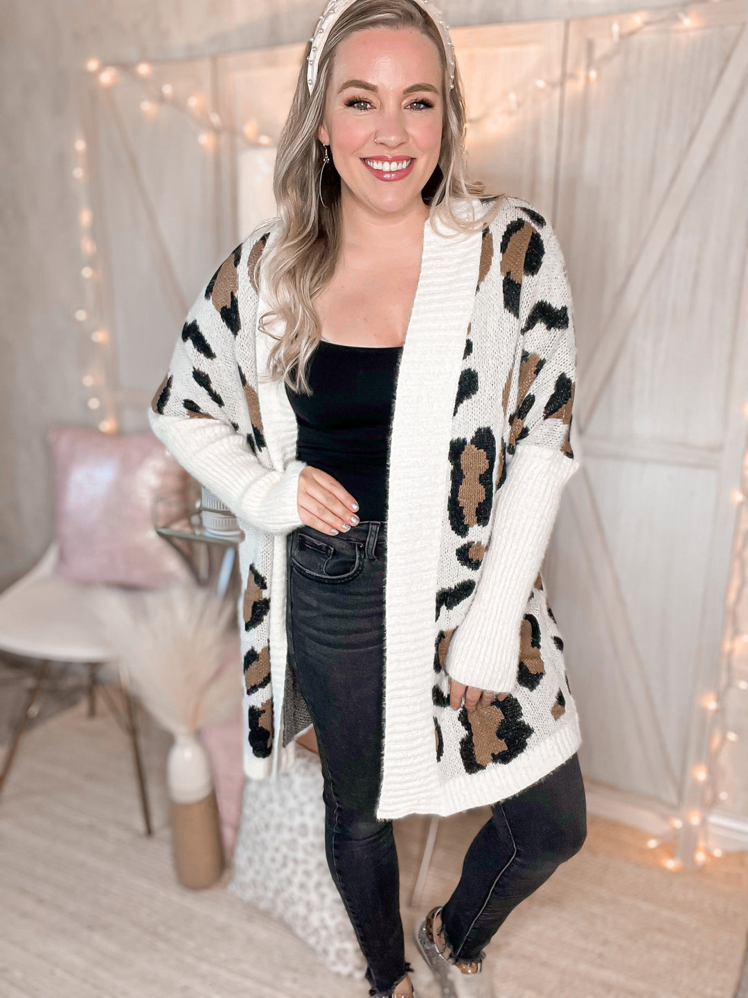 Cover Me Up Fuzzy Leopard Cardigan - Cheeky Chic Boutique
