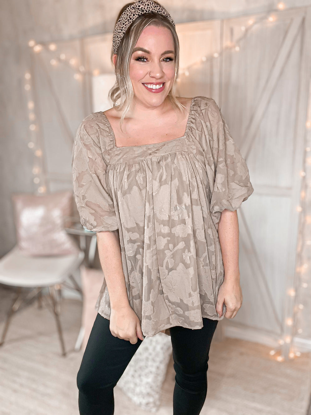 Let it Grow Floral Blouse - Cheeky Chic Boutique