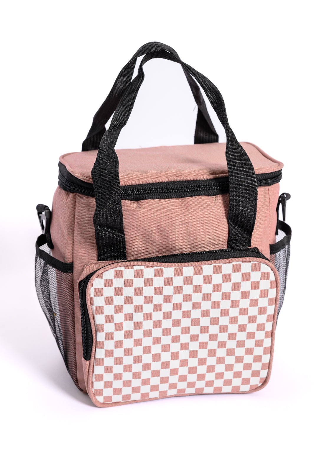 Poolside Insulated Checkered Tote - Cheeky Chic Boutique