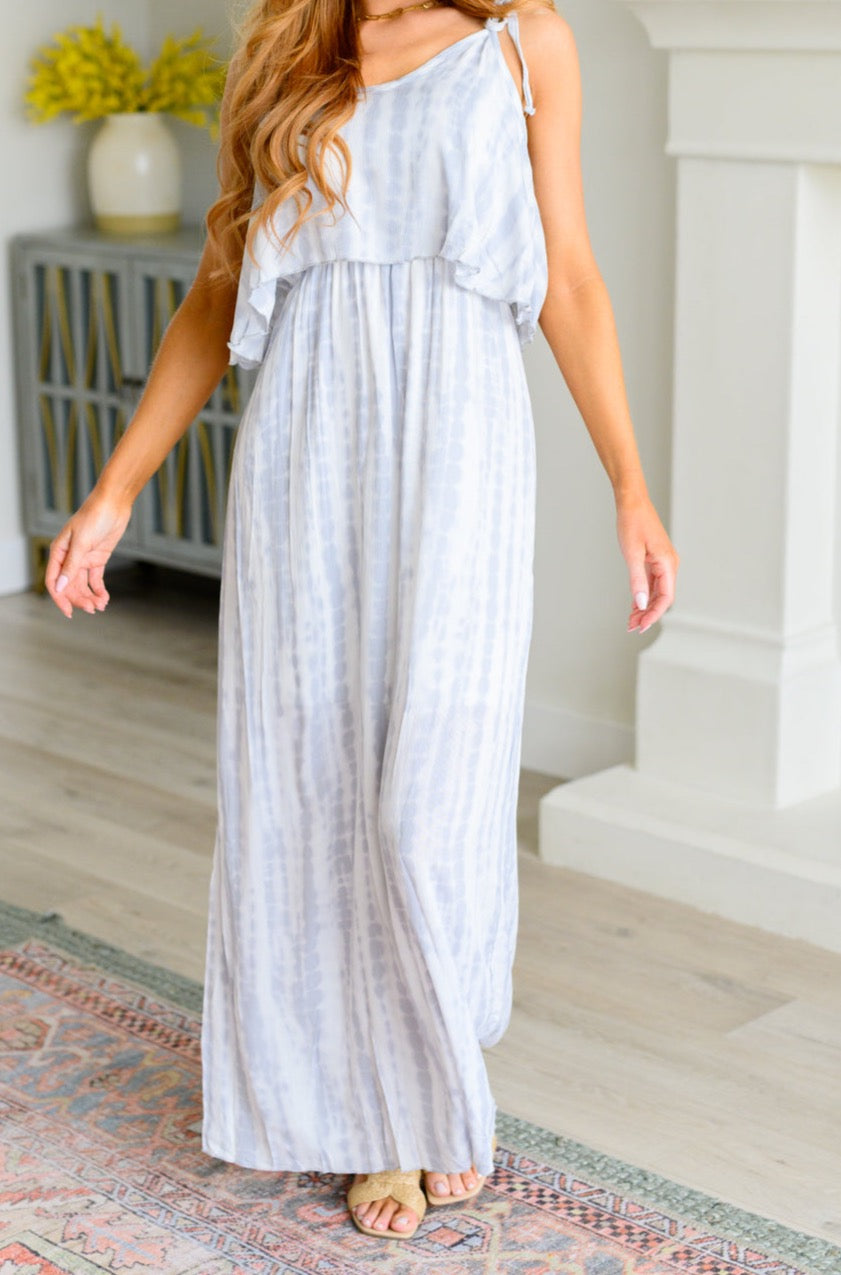 No More Grey Skies Maxi Dress - Cheeky Chic Boutique