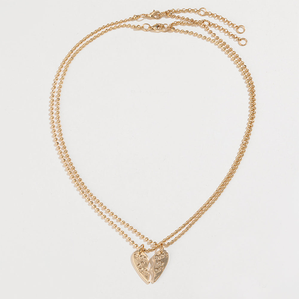 Double-Layered Alloy Necklace - Cheeky Chic Boutique