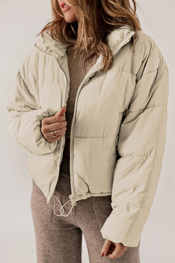 Beyond Basic Burnt Sienna Puffer Jacket - Cheeky Chic Boutique