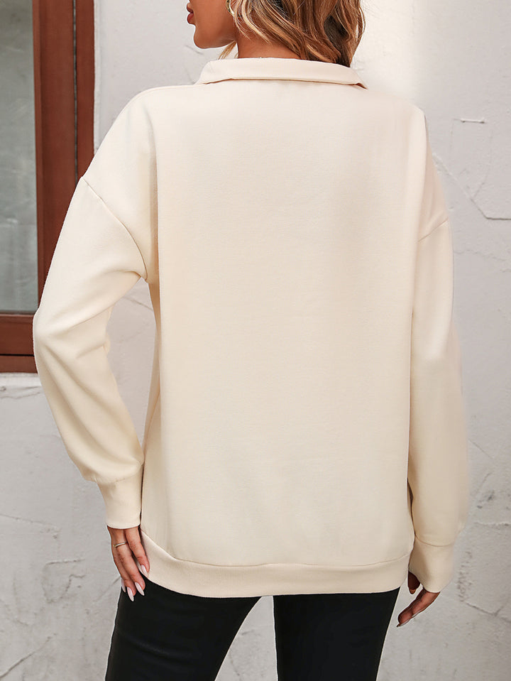 Where to Start Zip Pullover - Cheeky Chic Boutique