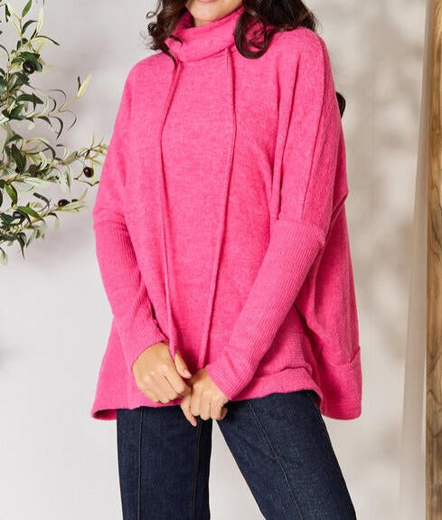 Feeling Fuchsia Pullover Sweater - Cheeky Chic Boutique
