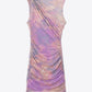 Eye Candy Tie-Dye Ruched Sleeveless Dress - Cheeky Chic Boutique