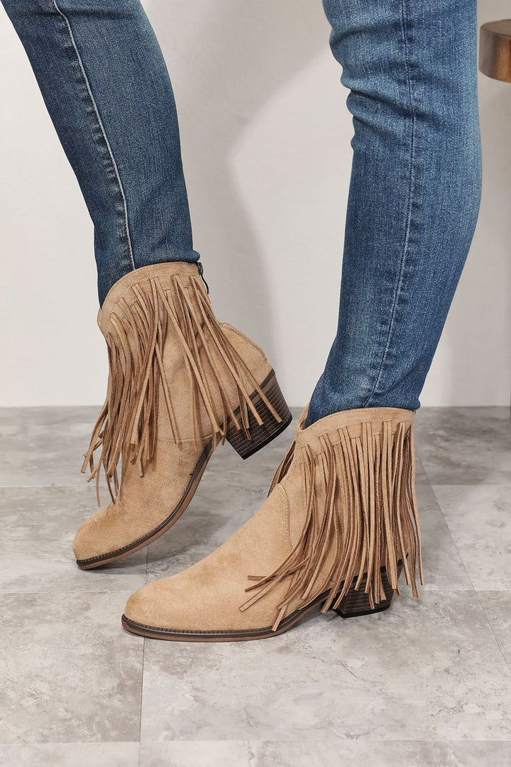 Stockyards Western Ankle Boots - Cheeky Chic Boutique