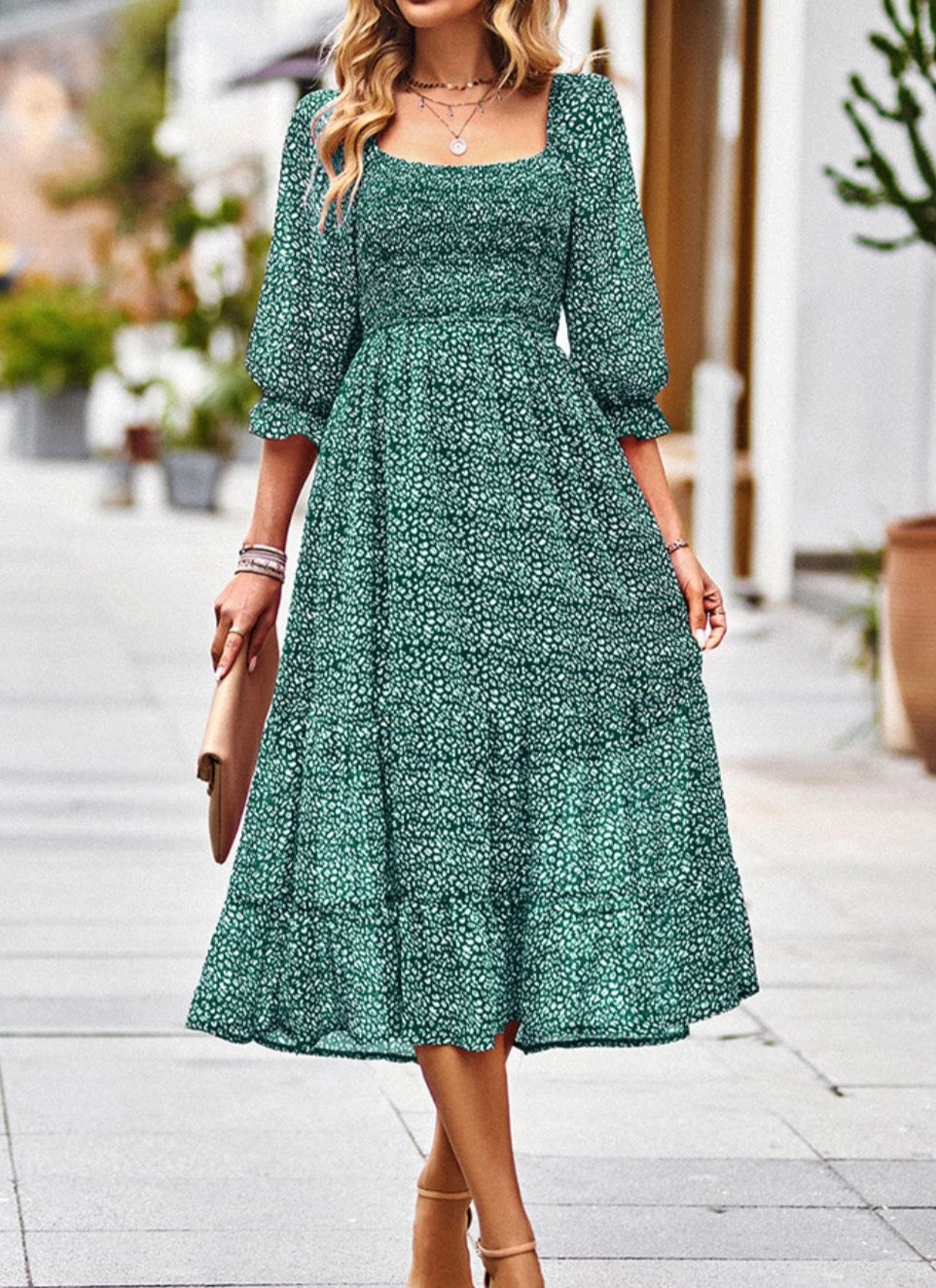 Wishful Thinking Leopard Midi Dress - Cheeky Chic Boutique