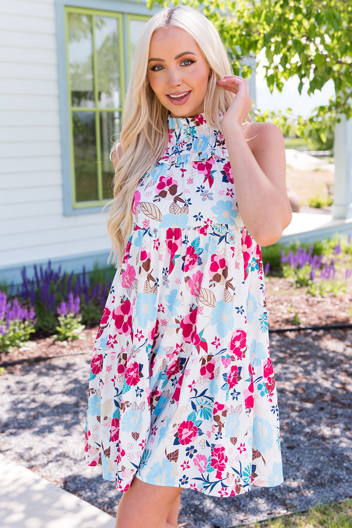 Sunday Dreams Floral Mini Dress - Cheeky Chic Boutique