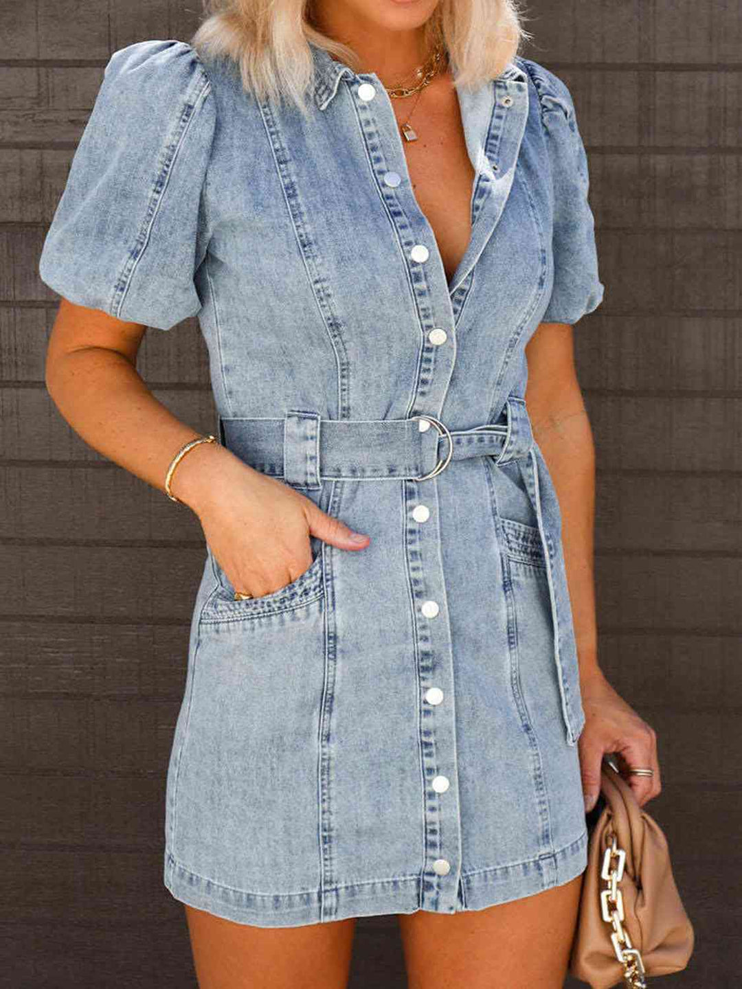 Girl Next Door Mini Dress - Cheeky Chic Boutique