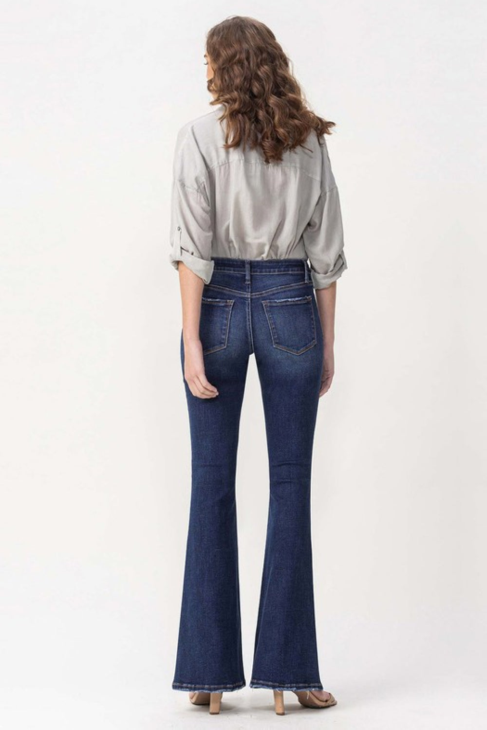 Lovervet Full Size Joanna Midrise Flare Jeans - Cheeky Chic Boutique