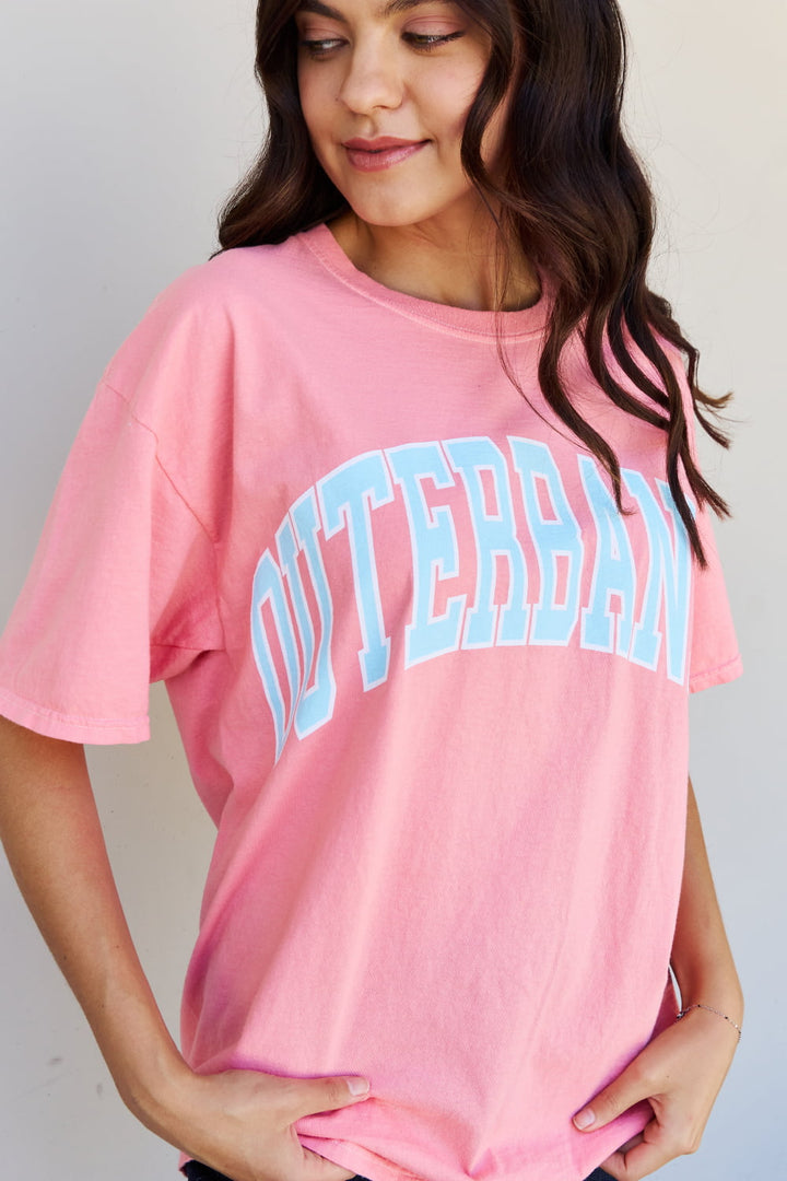 Outerbanks Oversized Graphic Tee - Cheeky Chic Boutique