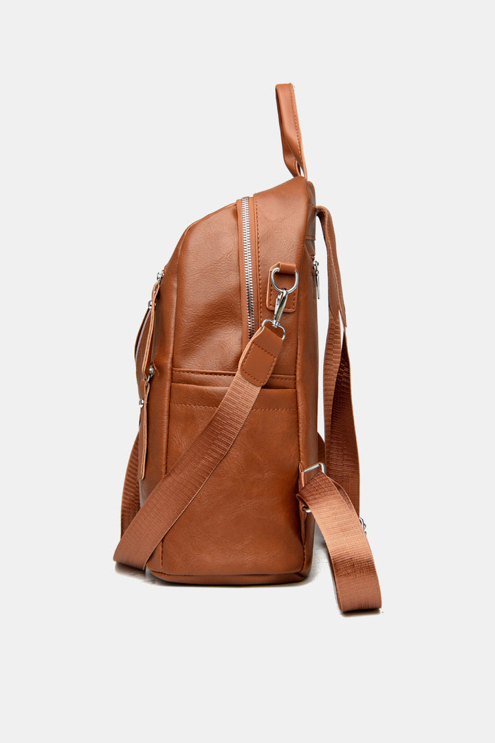 PU Leather Convertible Backpack - Cheeky Chic Boutique