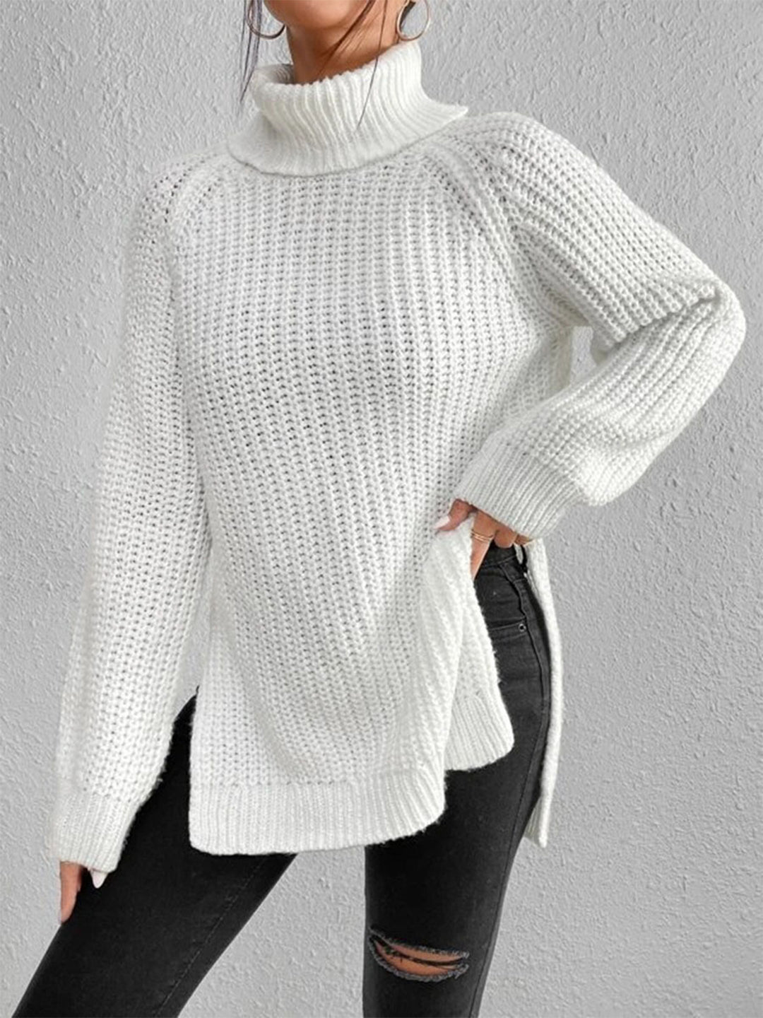 Forever After All Turtleneck Sweater - Cheeky Chic Boutique