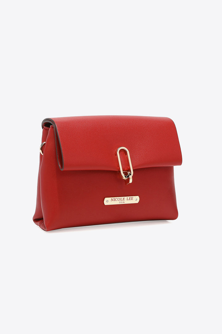 Nicole Lee USA Liv Vegan Leather Crossbody Bag - Cheeky Chic Boutique