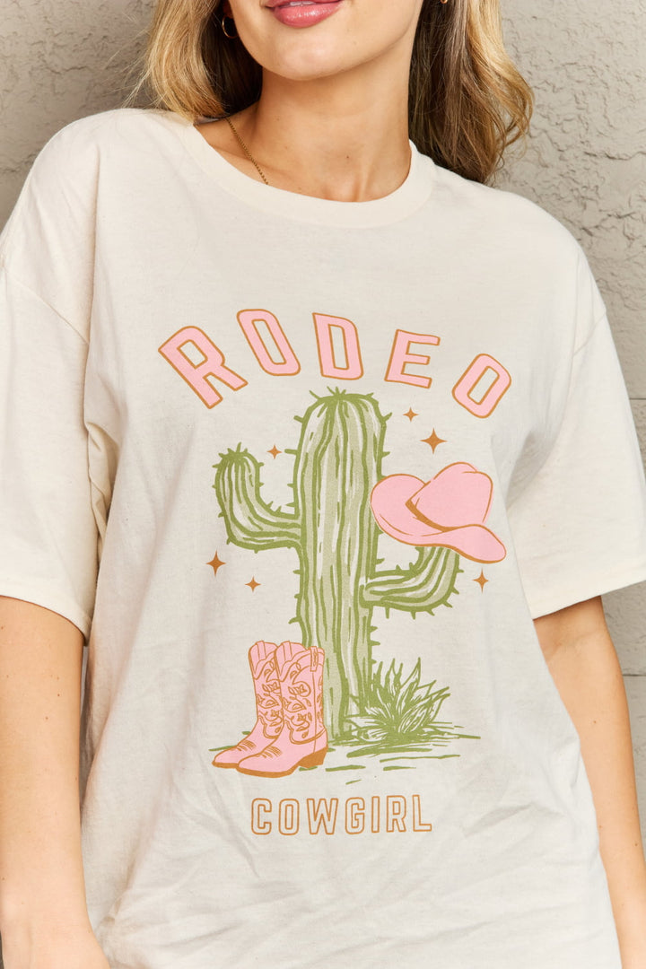 Rodeo Cowgirl Graphic Tee - Cheeky Chic Boutique