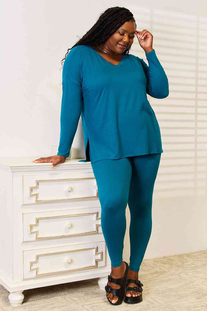 Lazy Days Teal Lounge Set - Cheeky Chic Boutique