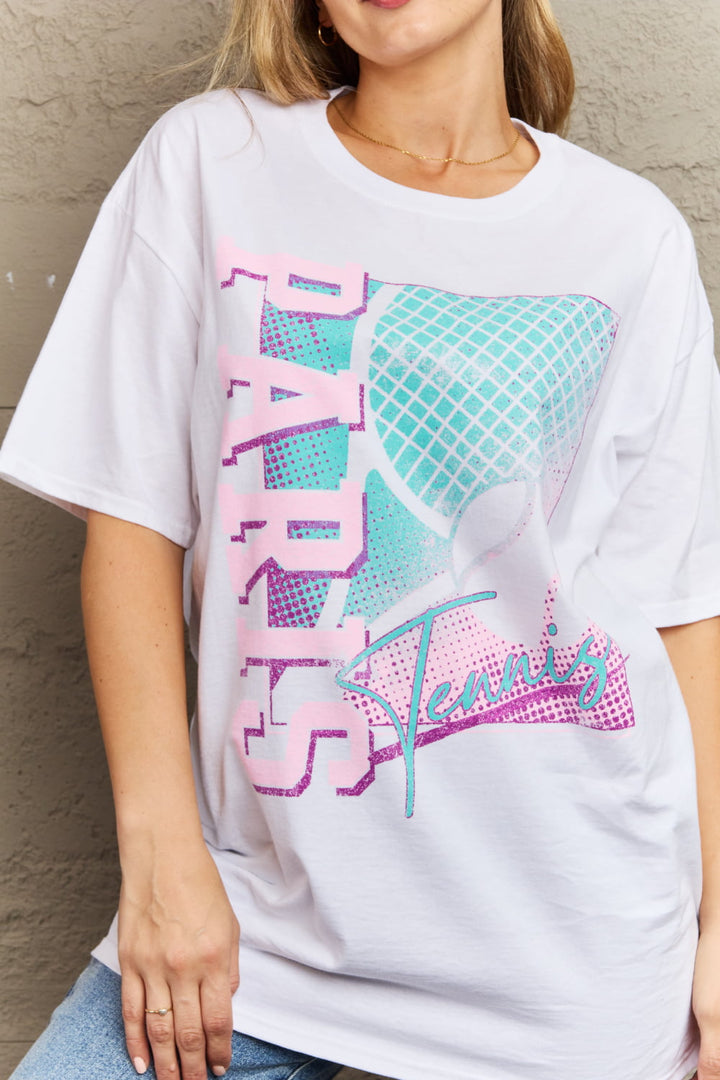 Paris Tennis Graphic Tee - Cheeky Chic Boutique