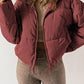 Beyond Basic Burnt Sienna Puffer Jacket - Cheeky Chic Boutique