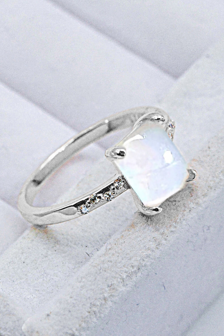 Square Moonstone Ring - Cheeky Chic Boutique