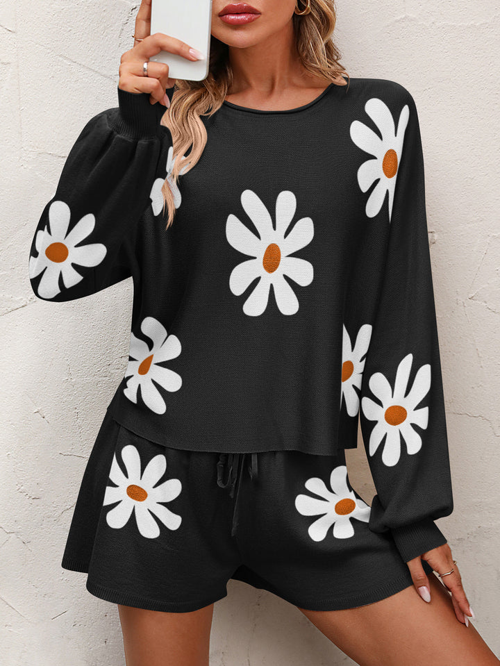 Retro Rest Floral Lounge Set - Cheeky Chic Boutique