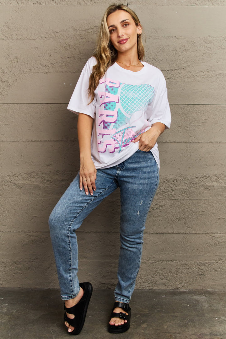 Paris Tennis Graphic Tee - Cheeky Chic Boutique