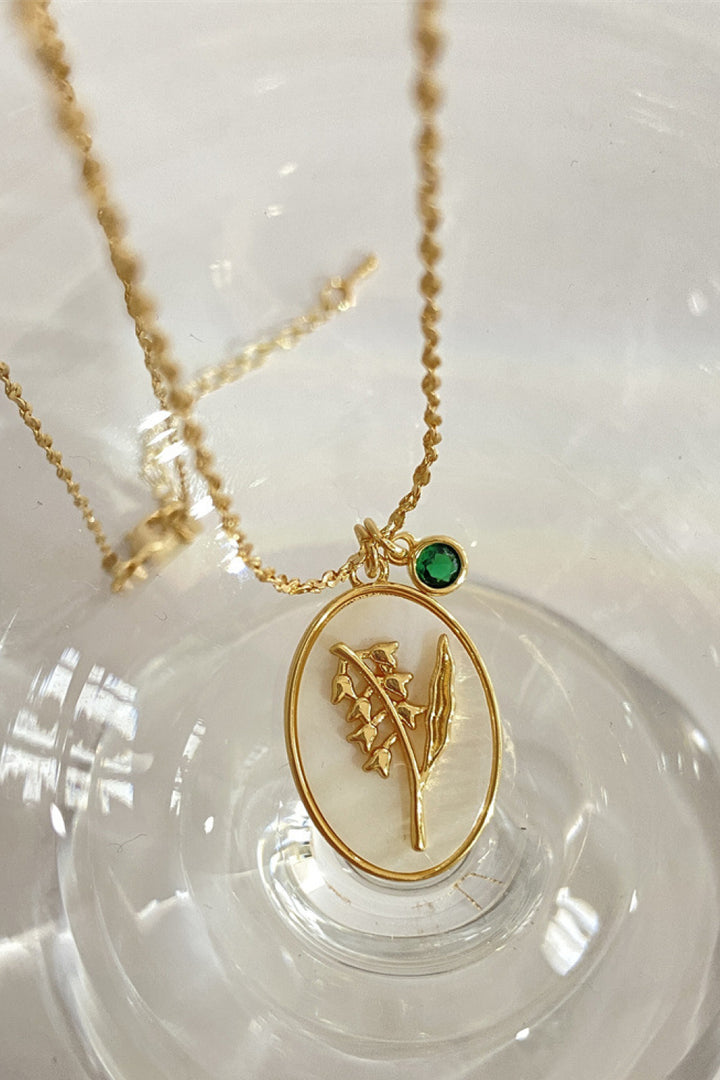 Wildflower Shell Pendant Necklace - Cheeky Chic Boutique