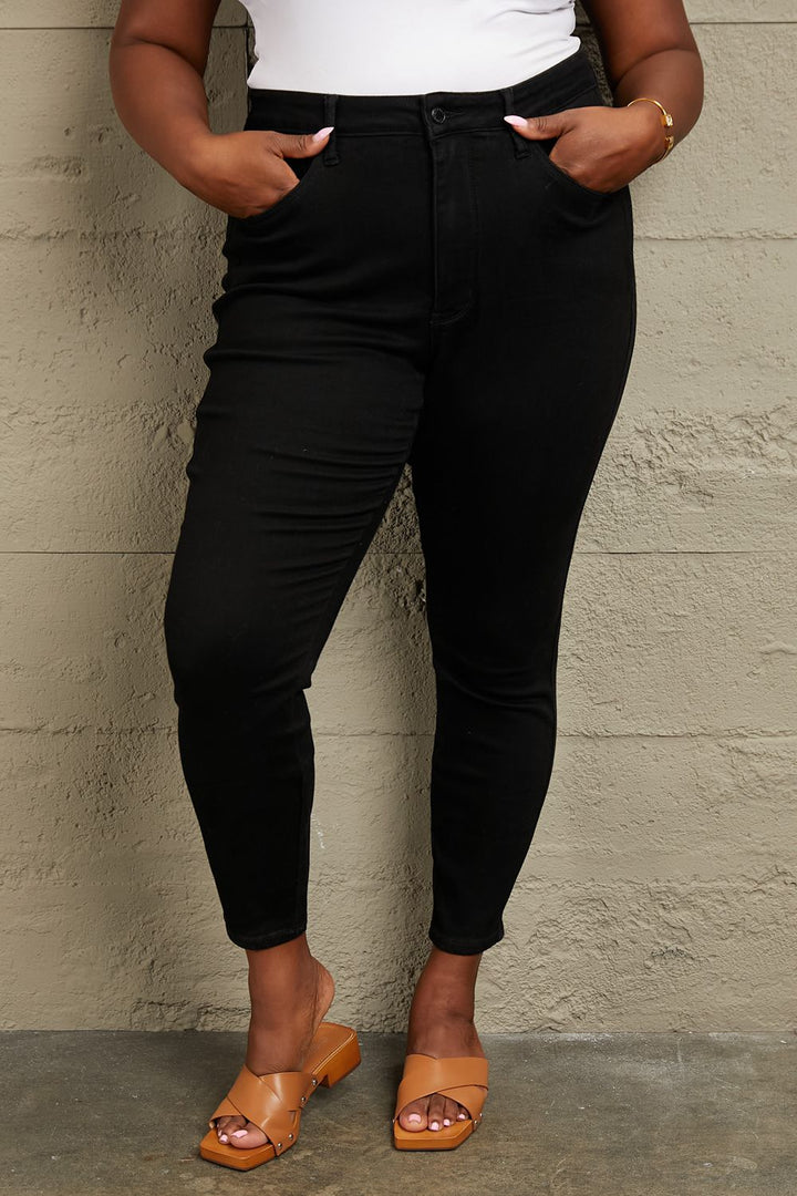 Judy Blue Full Size Tummy Control High Waisted Classic Skinny Jeans - Cheeky Chic Boutique