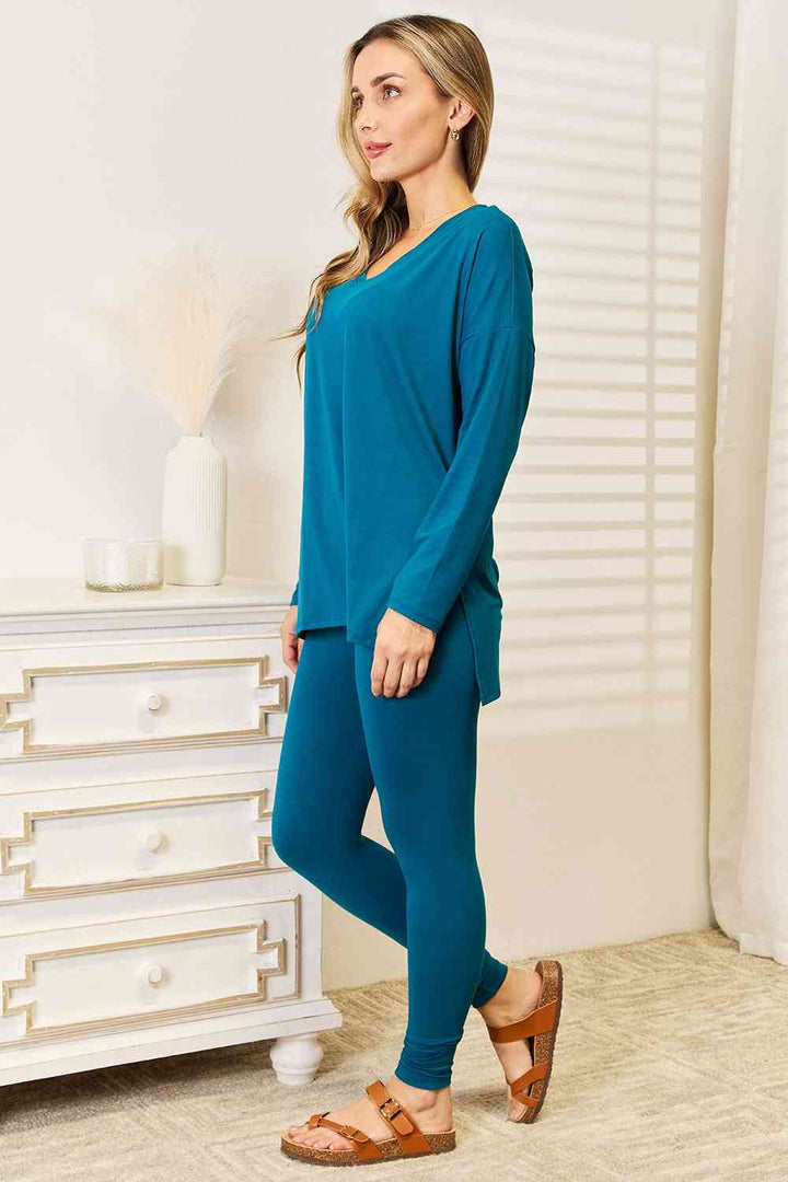 Lazy Days Teal Lounge Set - Cheeky Chic Boutique