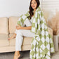 Cuddley Checkered Decorative Throw Blanket - Cheeky Chic Boutique