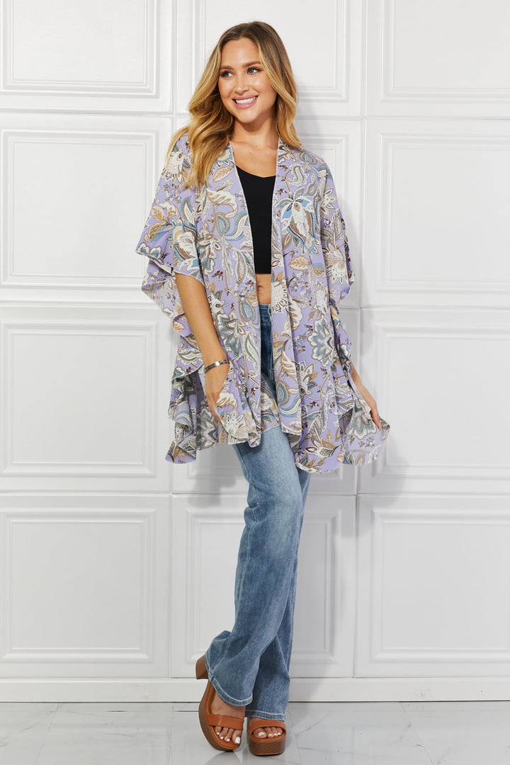 Justin Taylor Secret Garden Floral Kimono - Cheeky Chic Boutique