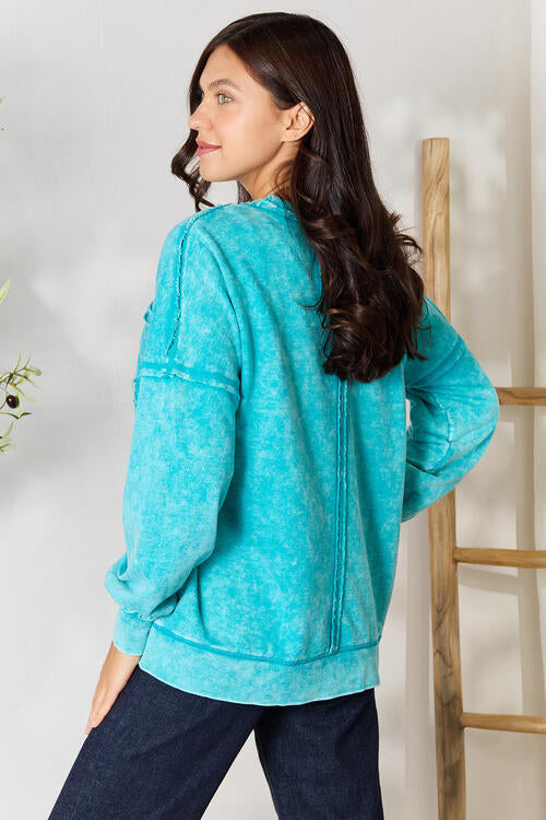 Clear Waters Sweatshirt - Cheeky Chic Boutique