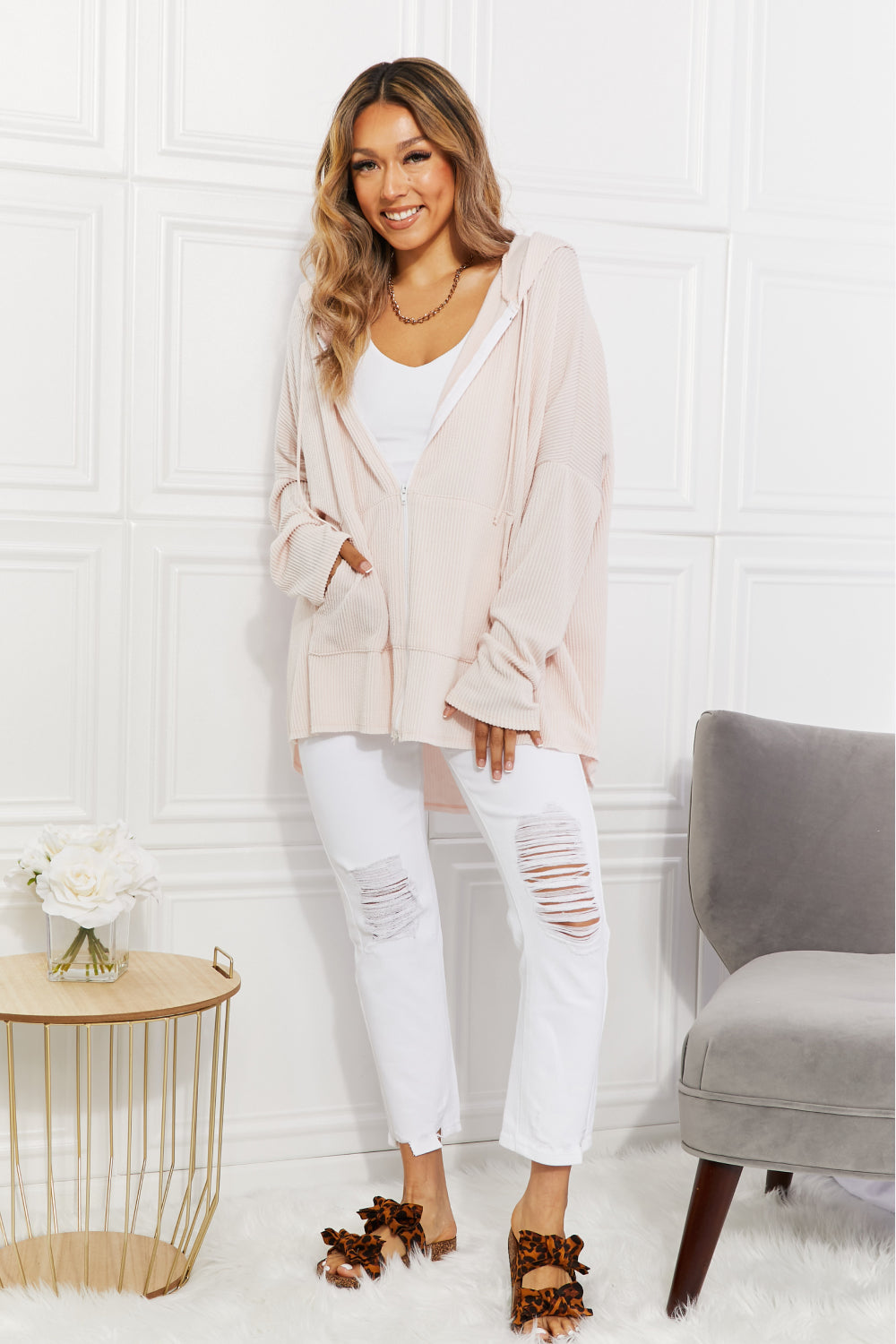 Kancan Full Size Juniper High Rise Slim Straight Distressed Jeans - Cheeky Chic Boutique