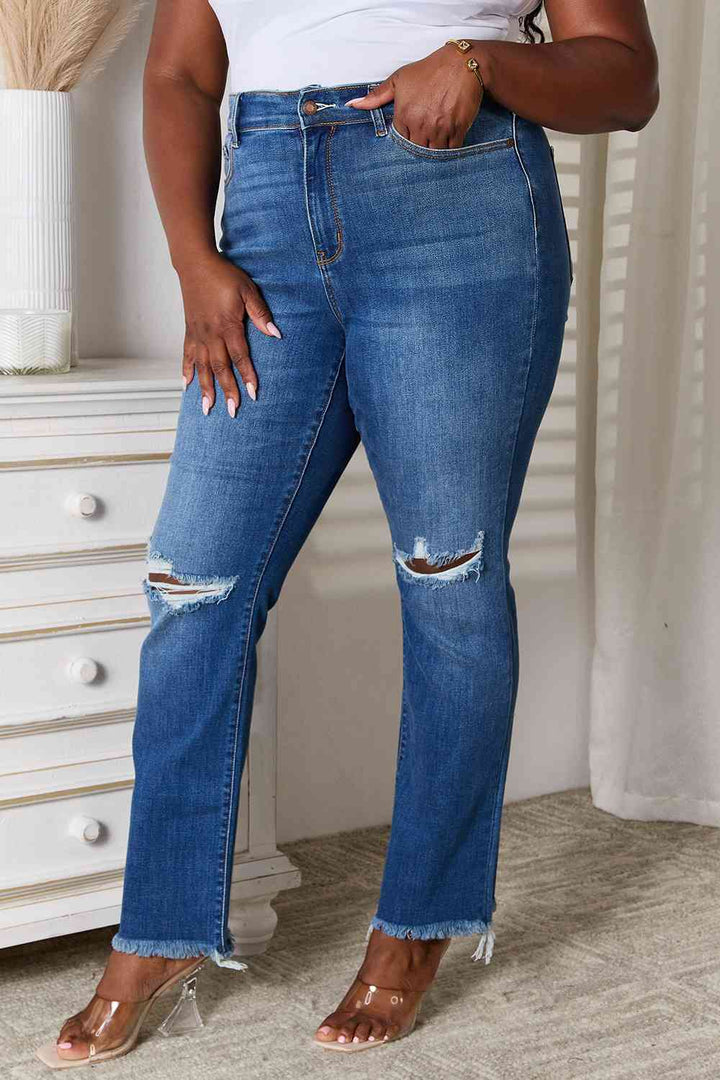 In Distress Judy Blue Jeans - Cheeky Chic Boutique