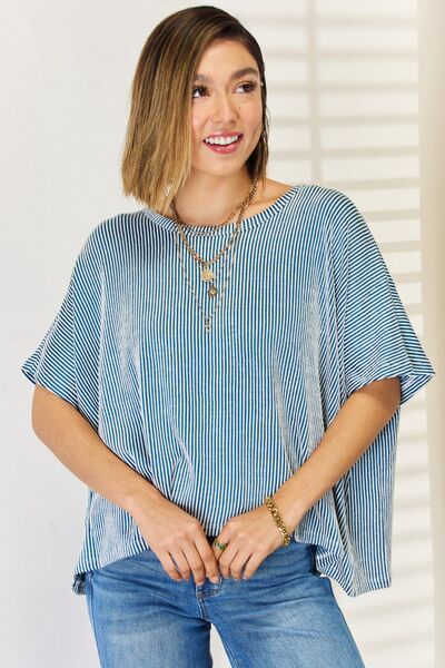 Skylight Striped Shirt - Cheeky Chic Boutique