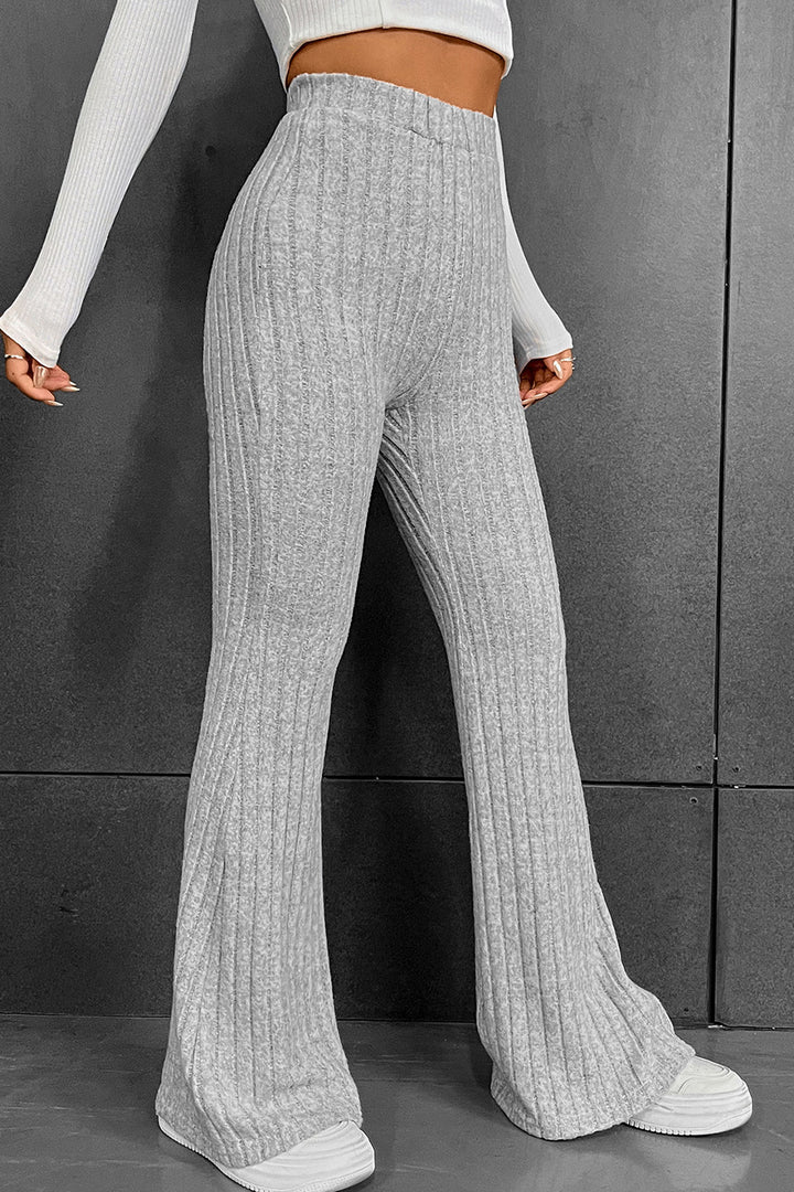 Trendsetter Ribbed Pants - Cheeky Chic Boutique